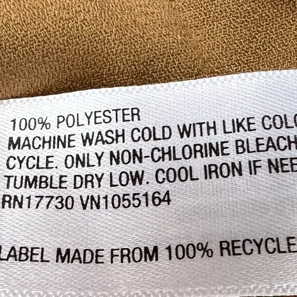 Women's New High Rise Tie Front Paper Bag Waist Dress Pants XS NWT - Picture 4 of 6